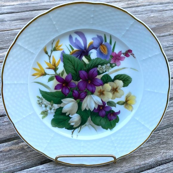 Dessert Salad Snack Plates - St. Martin Email de Limoges - France - Picture 5 of 8